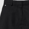 Wool Blend Tailored Skirt