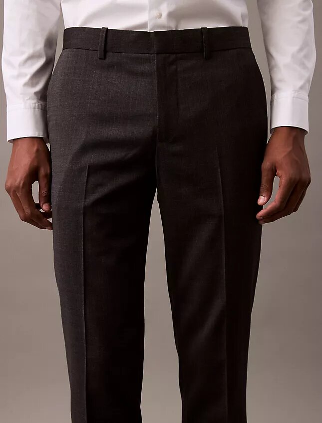 Wool Blend Tailored Slim Pants Wool Blend Tailored Slim Pants