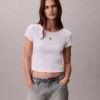 Woven Monologo Slim T-Shirt
