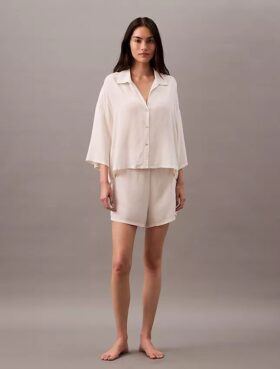 Woven Viscose Sleep Shorts