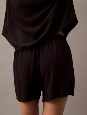 Woven Viscose Sleep Shorts