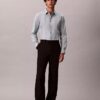 Yarn-Dyed Stripe Supima Stretch Slim Shirt