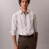 Yarn-Dyed Stripe Supima Stretch Slim Shirt
